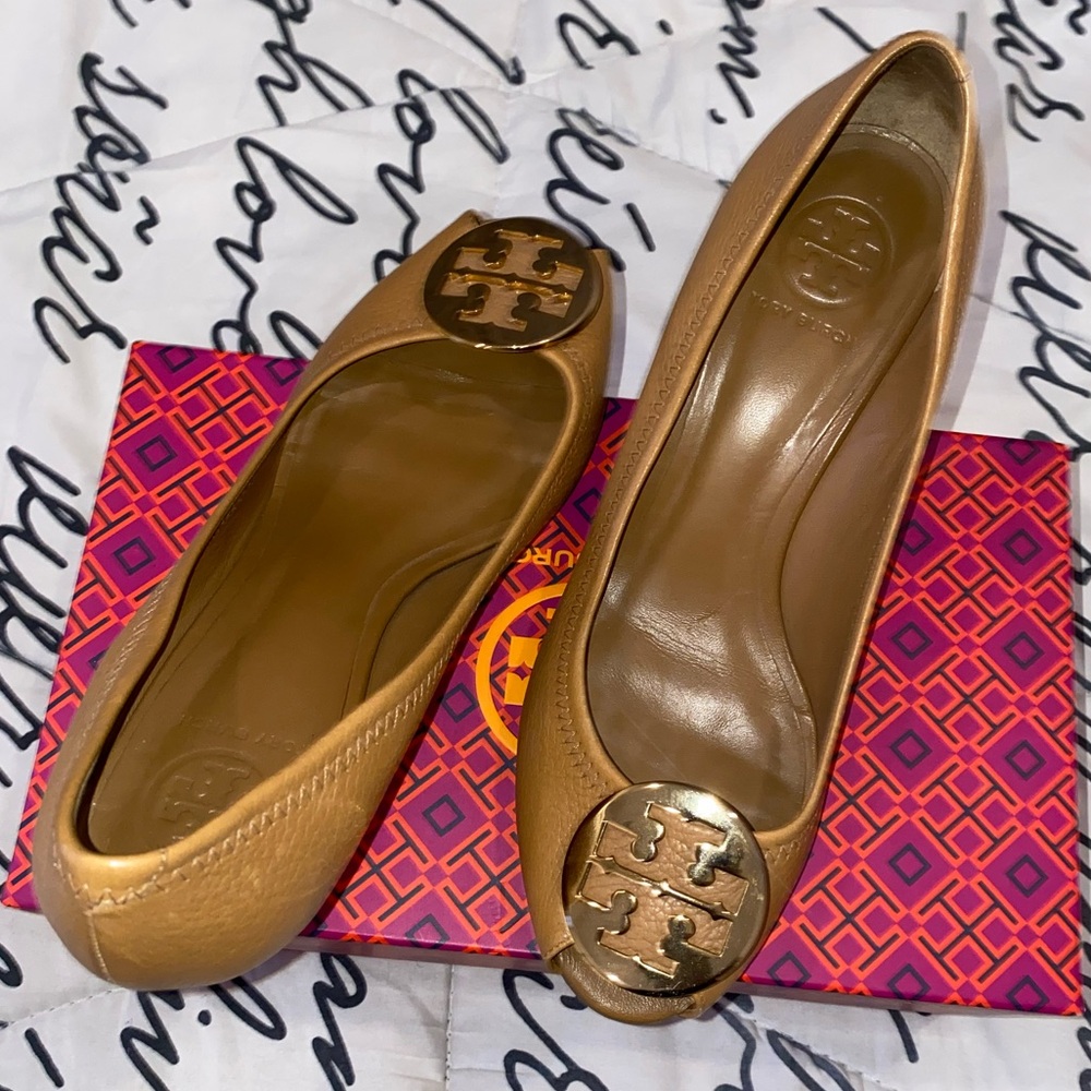Tory Burch Shoes - Open Toe Leather Pumps